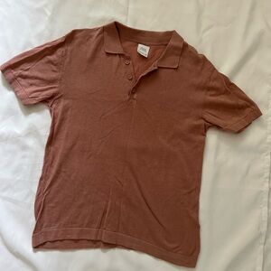 Zara Kids Polo Shirt in Brown